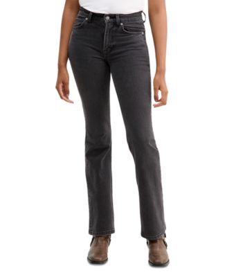 Women's Double Knot Cotton High-Rise Bootcut Jeans