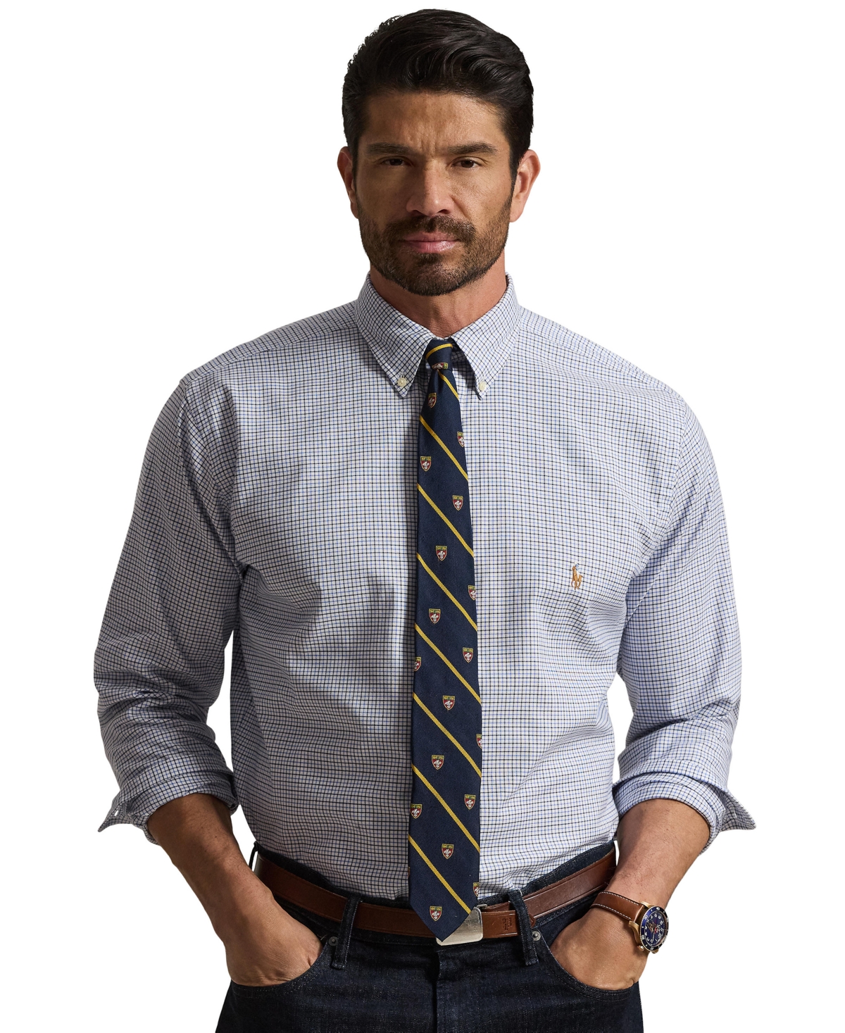 Polo Ralph Lauren Men's Classic-Fit Striped Soft Cotton Shirt