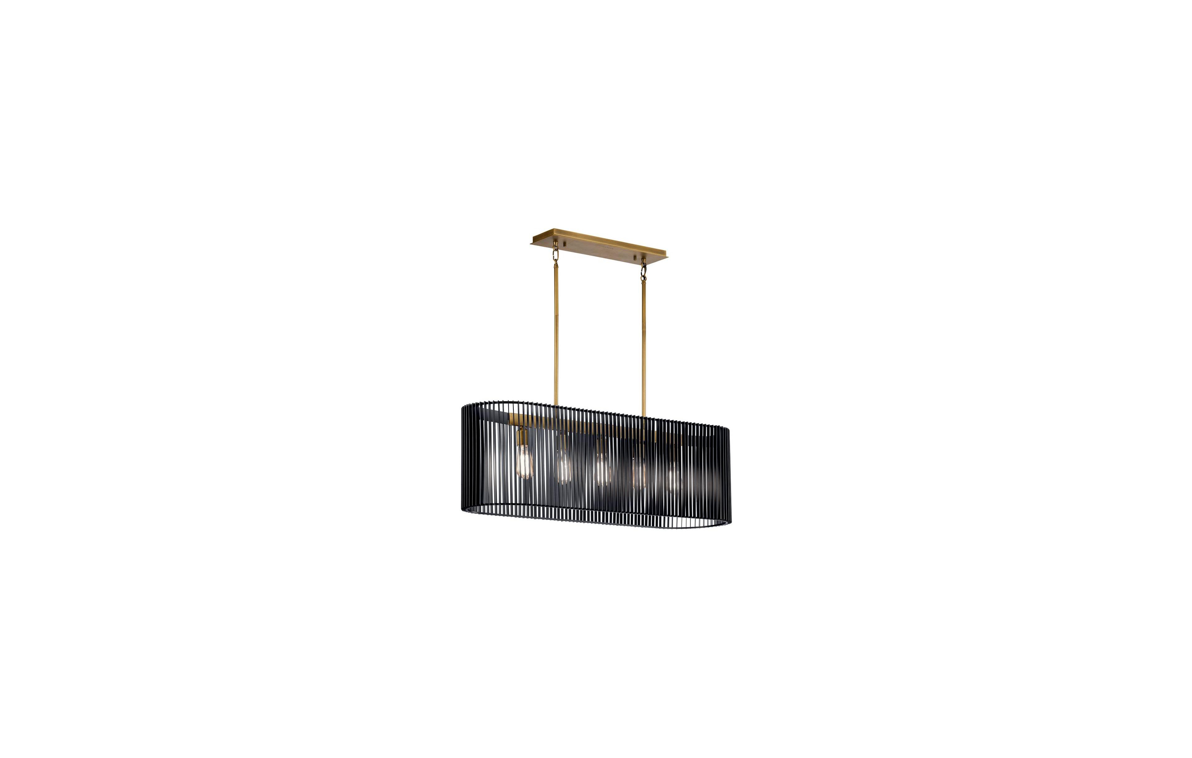 Kichler Linara 40" 5-Light Modern Linear Chandelier