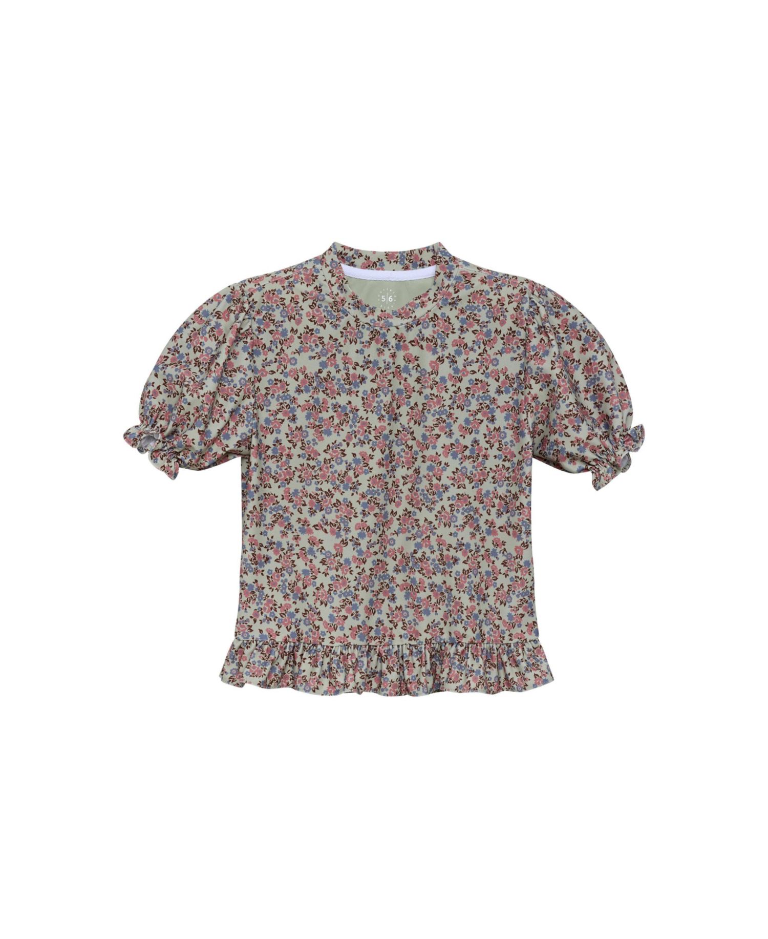 Girls' 2-16 Ruffle Tee