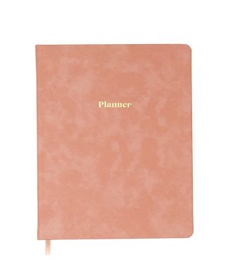 Undated Weekly Monthly Planner Flexible Bookbound Cover Goal Setting Time Management Organizer