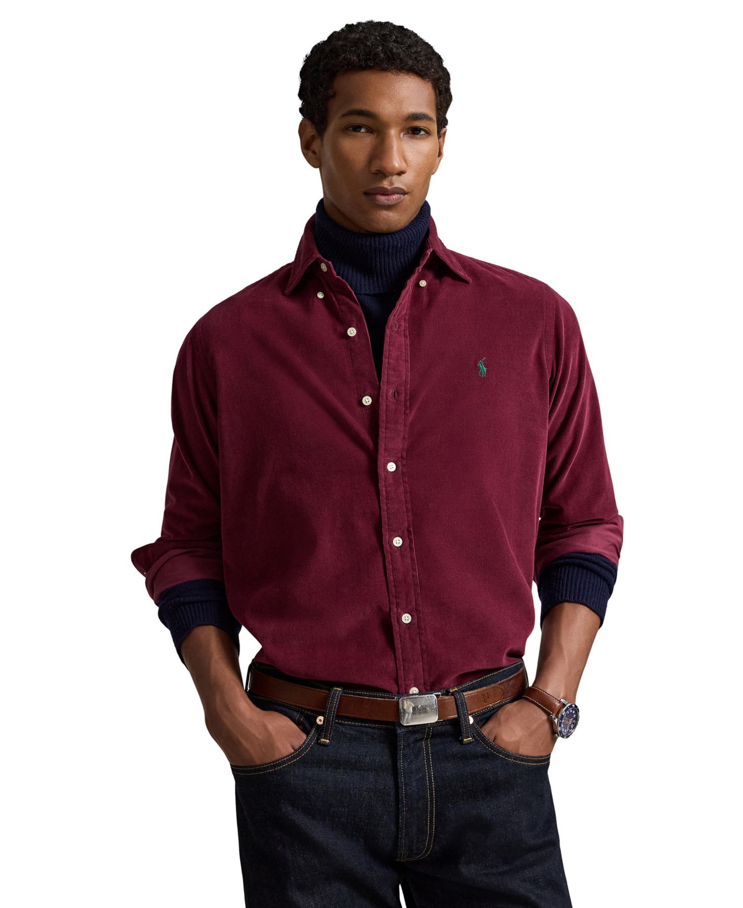 Men's Classic-Fit Corduroy Shirt