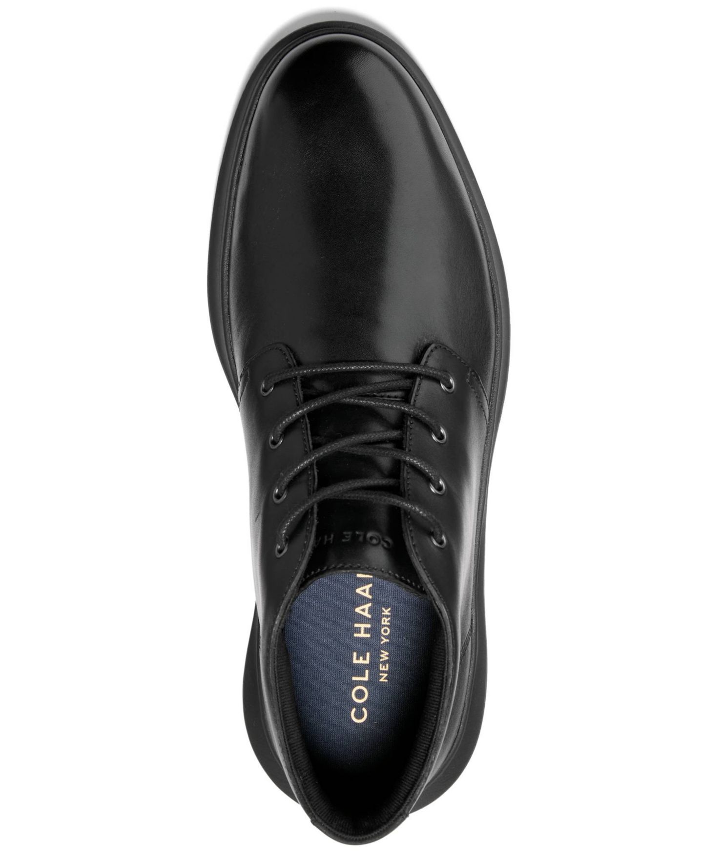 Мужские ботинки Cole Haan Grand Aerion Leather Lace-up Chukka Boot, цвет: Чёрный — фото 3