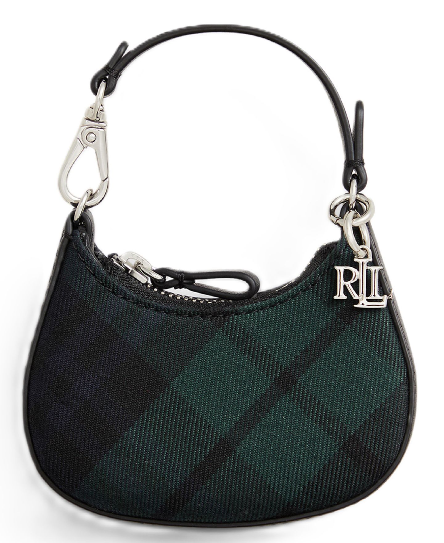 Женский брелок Lauren Ralph Lauren Plaid Marcy Charm, цвет: Чёрный — фото 1