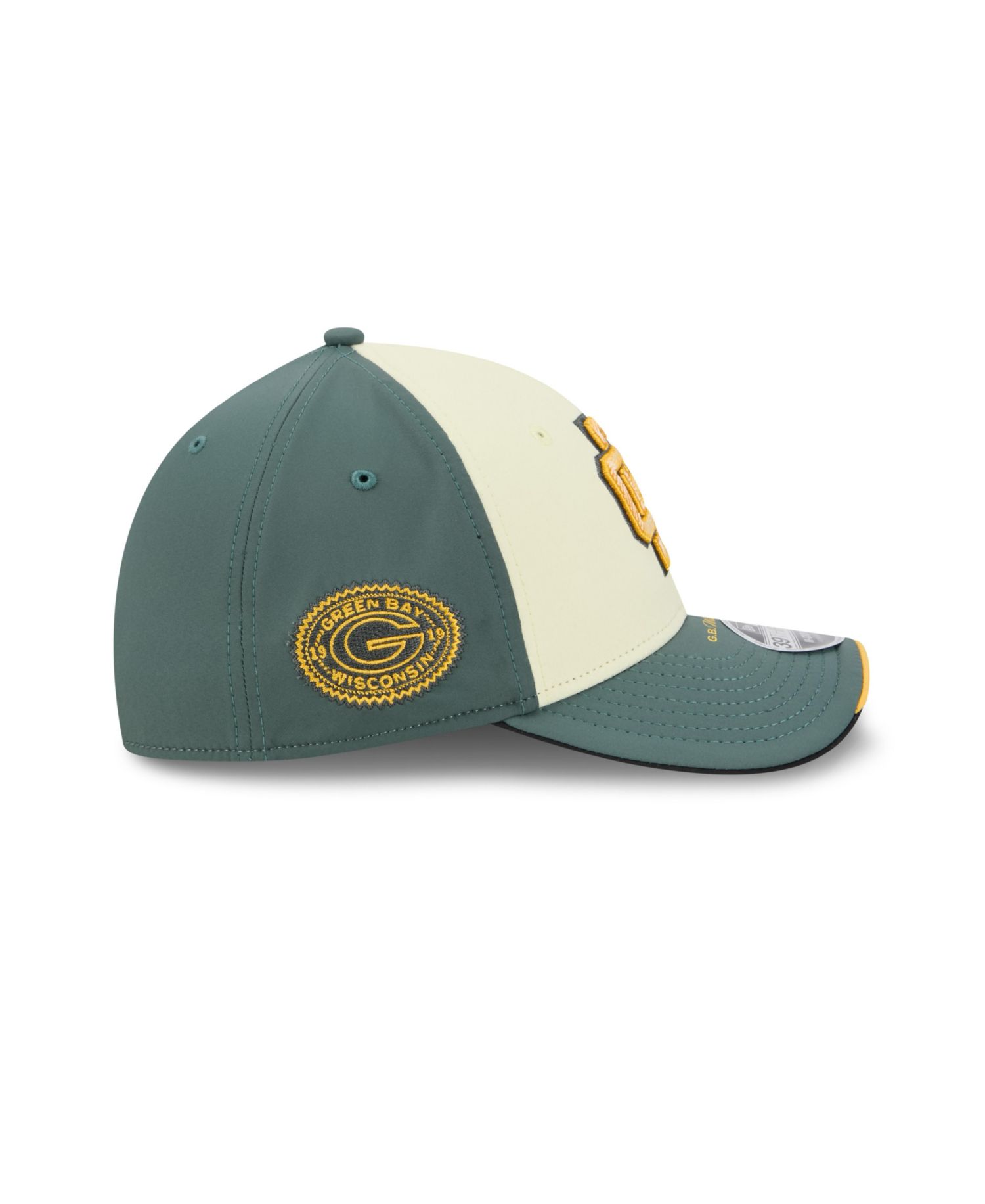 Men's Cream Green Bay Packers 2026 Rivalries Collection 39THIRTY Flex Hat