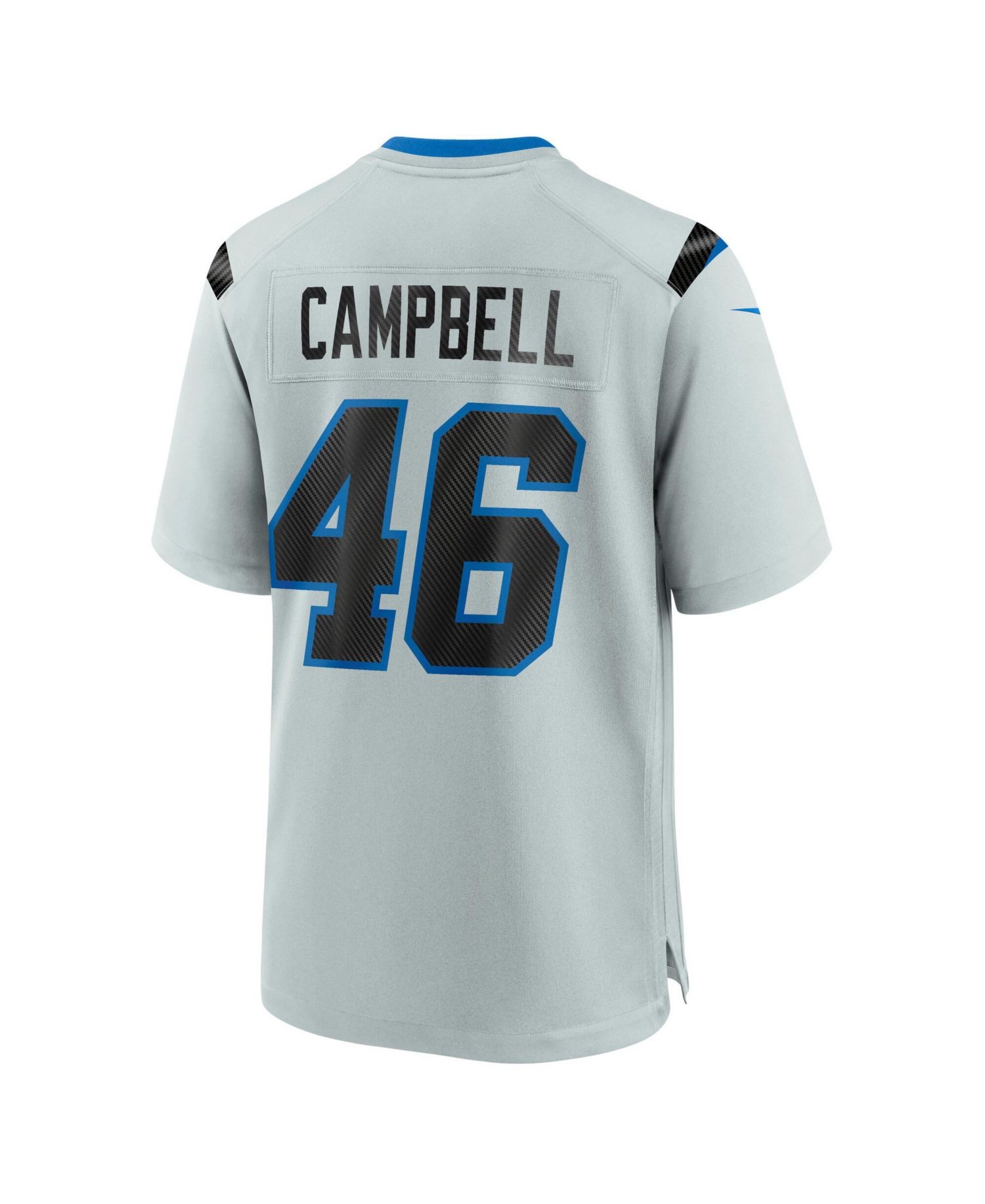 Men's Jack Campbell Silver Detroit Lions 2026 Rivalries Collection Game Jersey