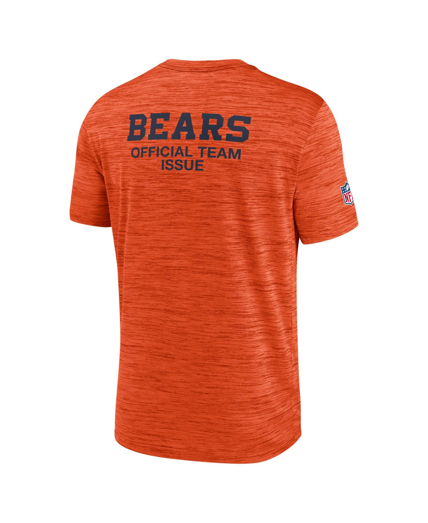 Men's Orange Chicago Bears 2026 Rivalries Collection Sideline Velosity T-Shirt