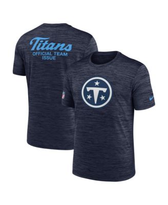 Men's Navy Tennessee Titans 2026 Rivalries Collection Sideline Velosity T-Shirt