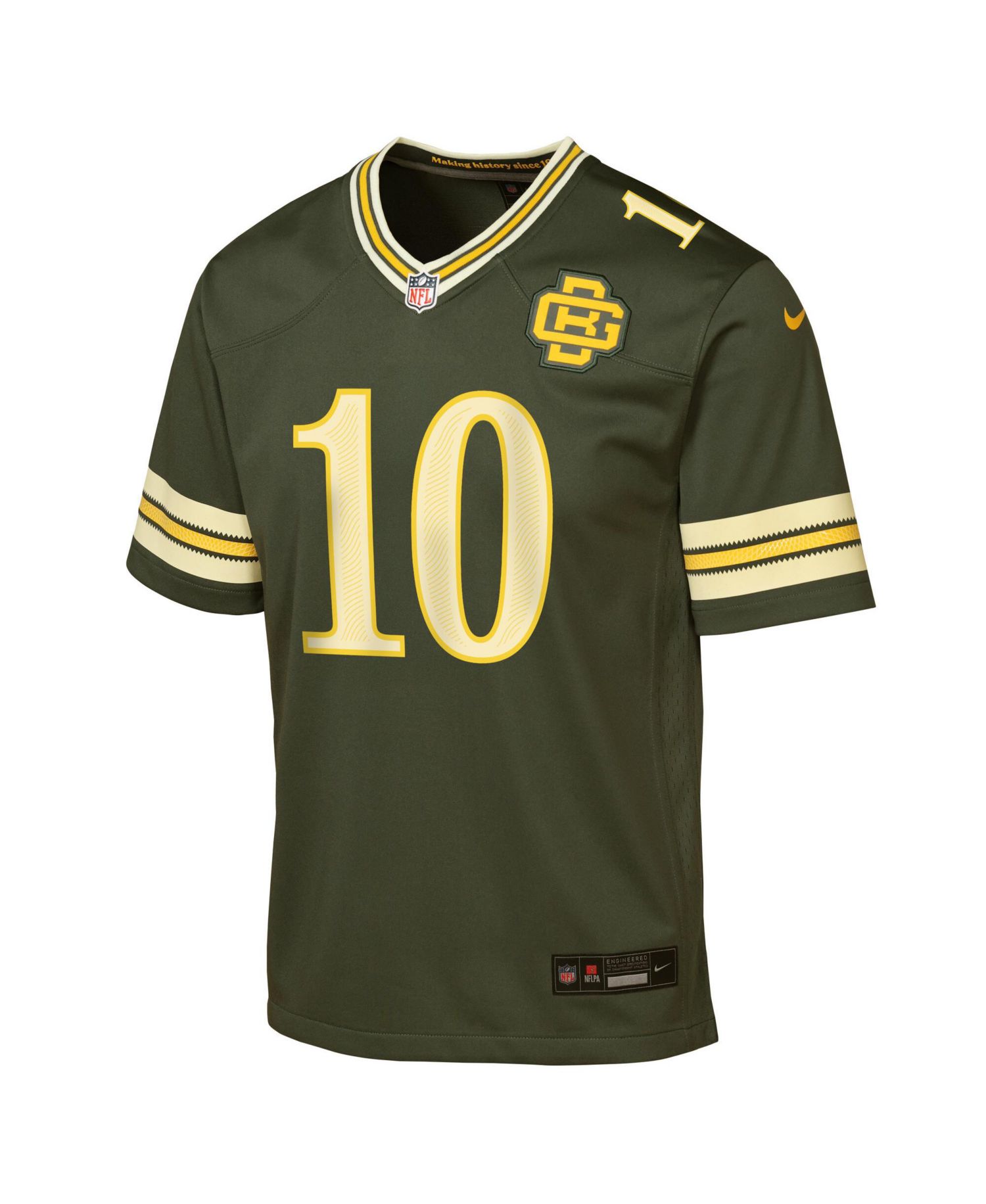 Big Boys and Girls Jordan Love Green Bay Packers 2026 Rivalries Collection Game Jersey