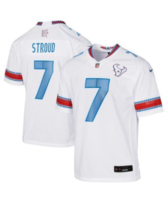 Big Boys and Girls C.J. Stroud White Houston Texans 2026 Rivalries Collection Game Jersey