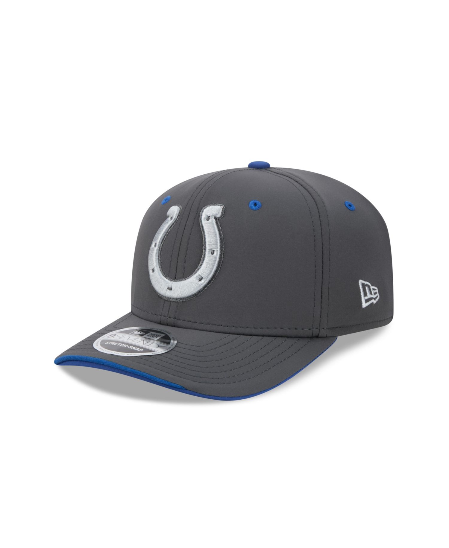Men's Charcoal Indianapolis Colts 2026 Rivalries Collection Sideline 9SEVENTY Adjustable Hat