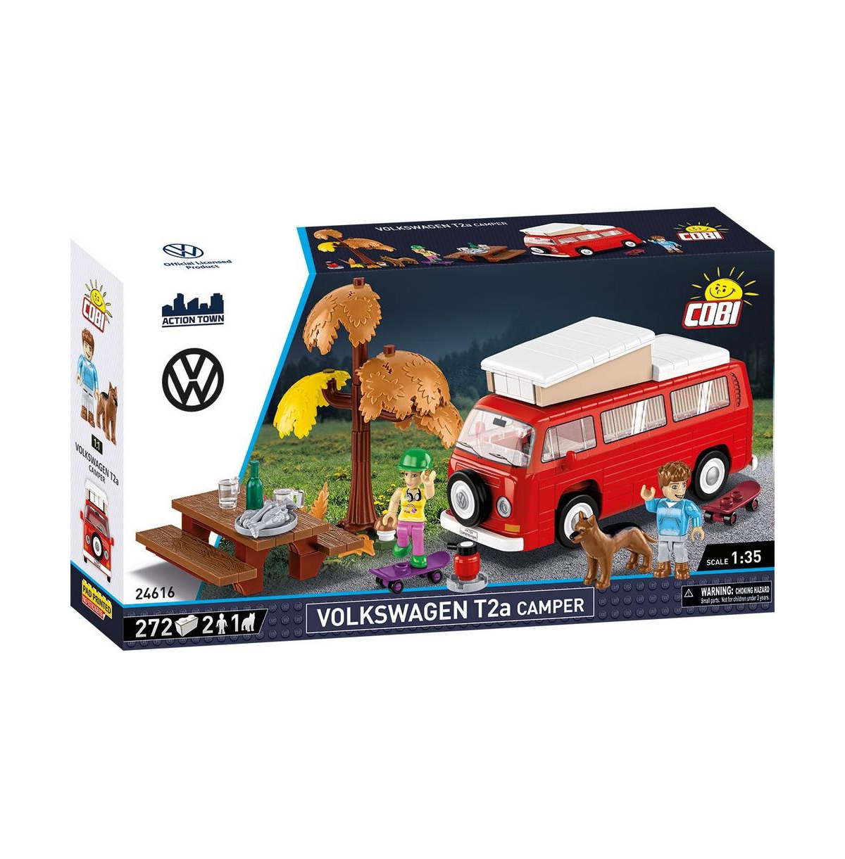 Cobi Action Town Volkswagen T2A Camper 272-Piece Building Set, Ages 8+
