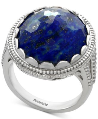 EFFY Collection - Lapis Lazuli Statement Ring (12-1/5 ct. t.w.) in Sterling Silver