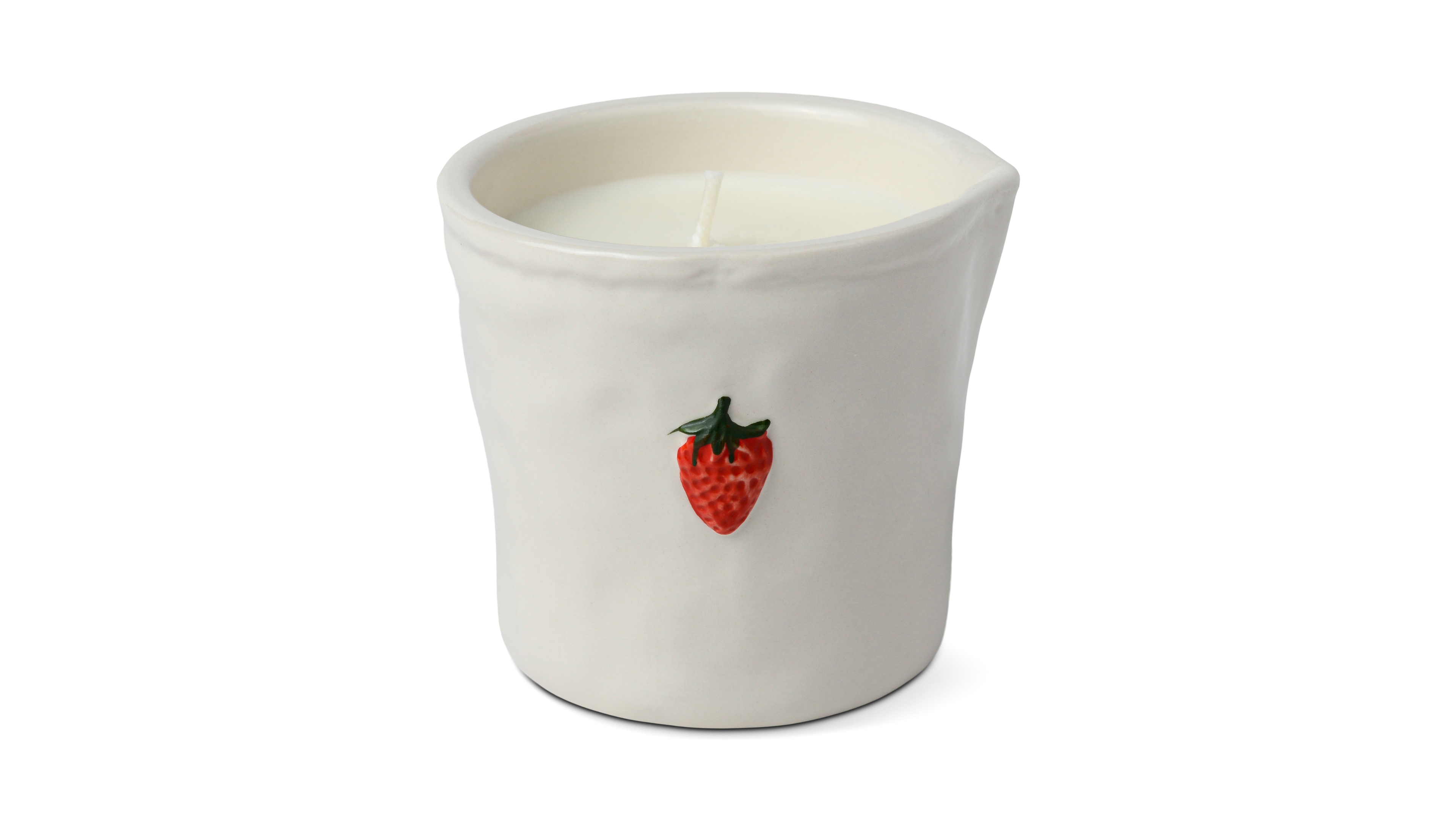 Paddywax Strawberry Bistro Candle, 3.6"