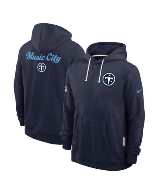Men's Navy Tennessee Titans 2026 Rivalries Collection Sideline Pullover Hoodie