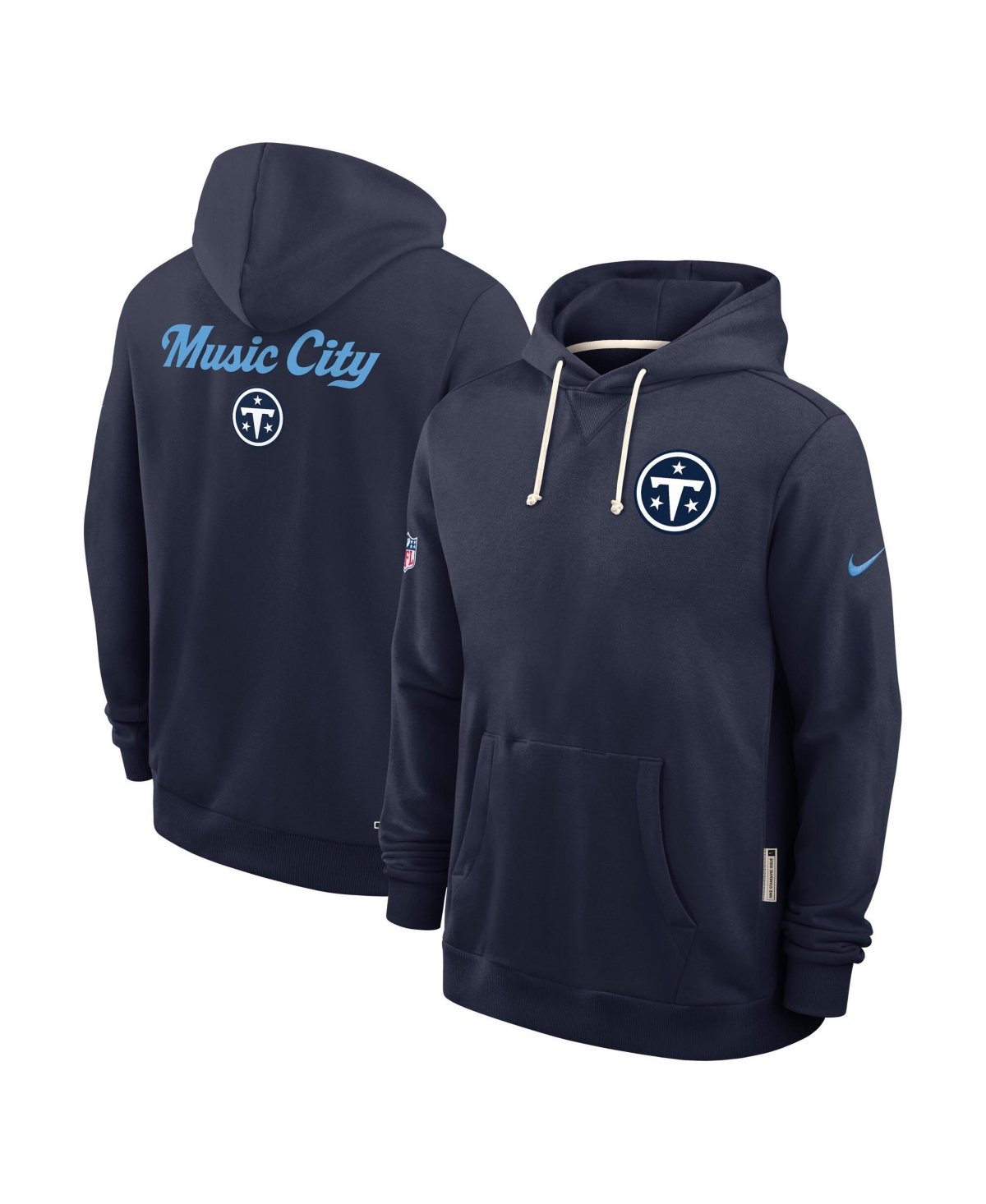 Nike Men's Navy Tennessee Titans 2026 Rivalries Collection Sideline Pullover Hoodie