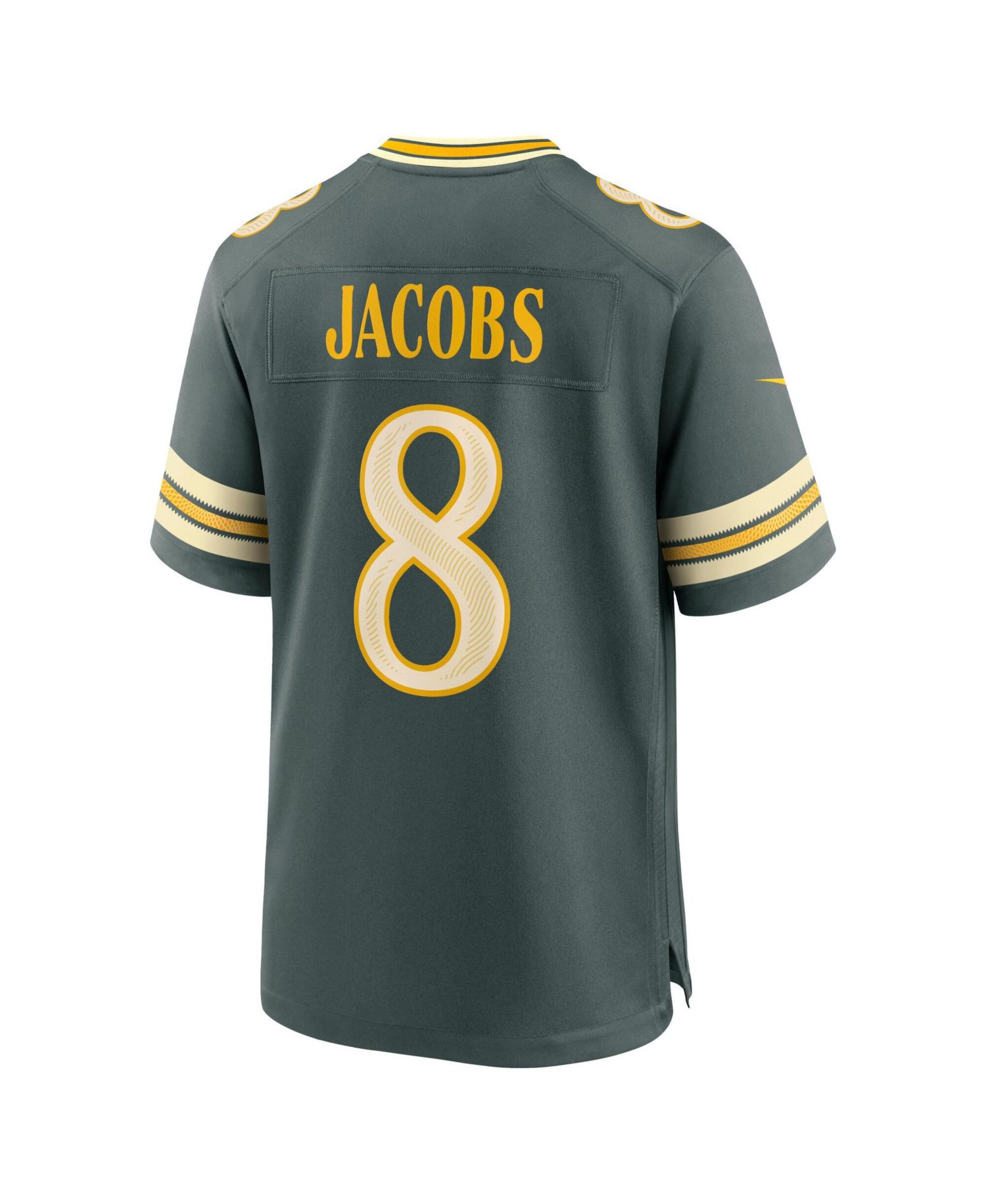 Men's Josh Jacobs Green Bay Packers 2026 Rivalries Collection Game Jersey