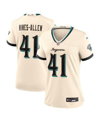 Women's Josh Hines-Allen Natural Jacksonville Jaguars 2026 Rivalries Collection Game Jersey