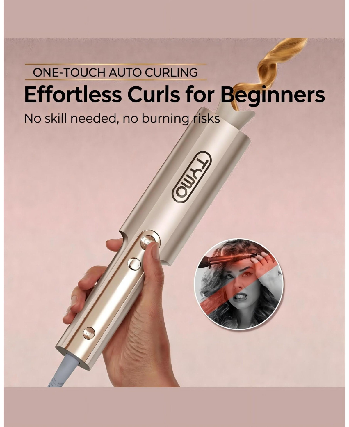 Tymo Beauty CurlPro Plus Automatic Curling Iron