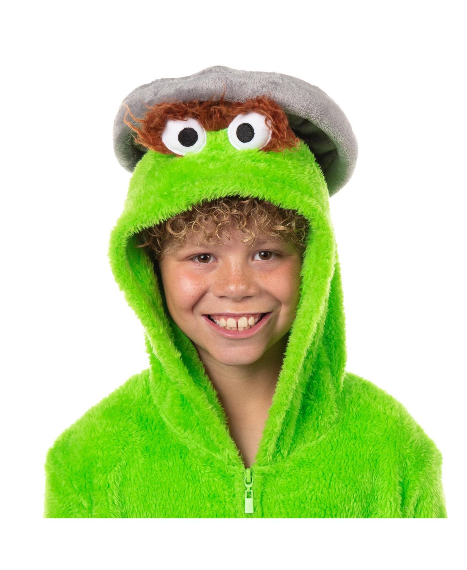 Union Suit Oscar The Grouch Kigurumi Lounge Pajamas (14/16)