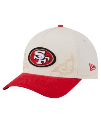 Men's  Cream/Scarlet San Francisco 49ers Western 9FORTY A-Frame Adjustable Hat