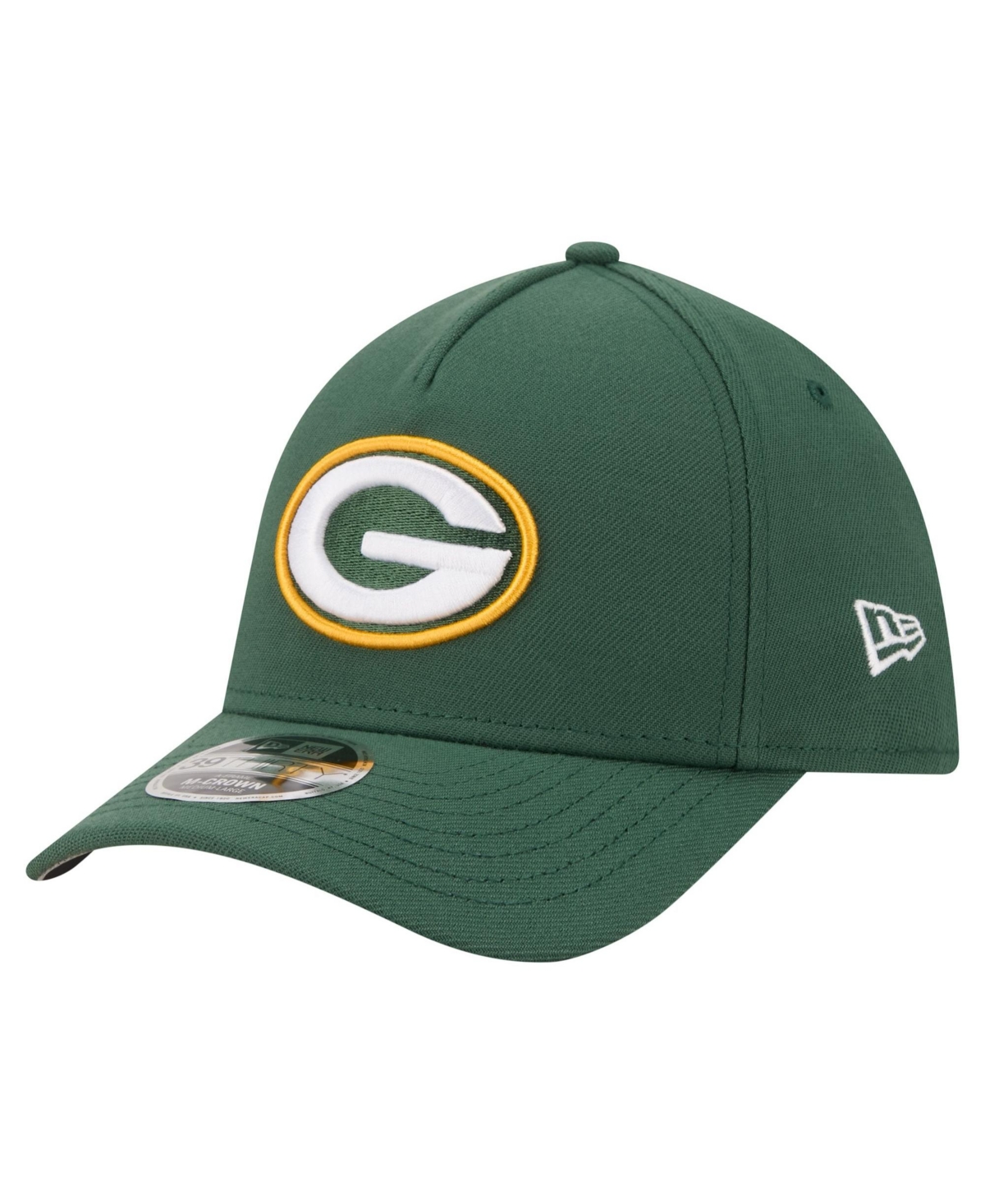 New Era Men's Green Bay Packers 39THIRTY M-Crown A-Frame Stretch Hat