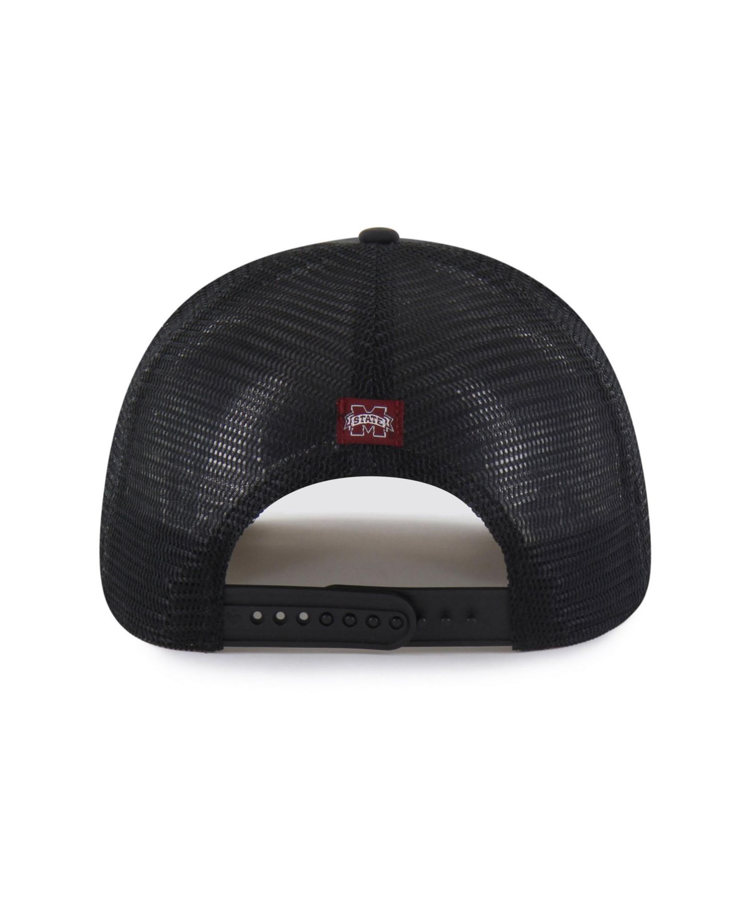 Men's and Women's '47 Black Mississippi State Bulldogs brrr&deg; Condor Mesh Hitch Adjustable Hat