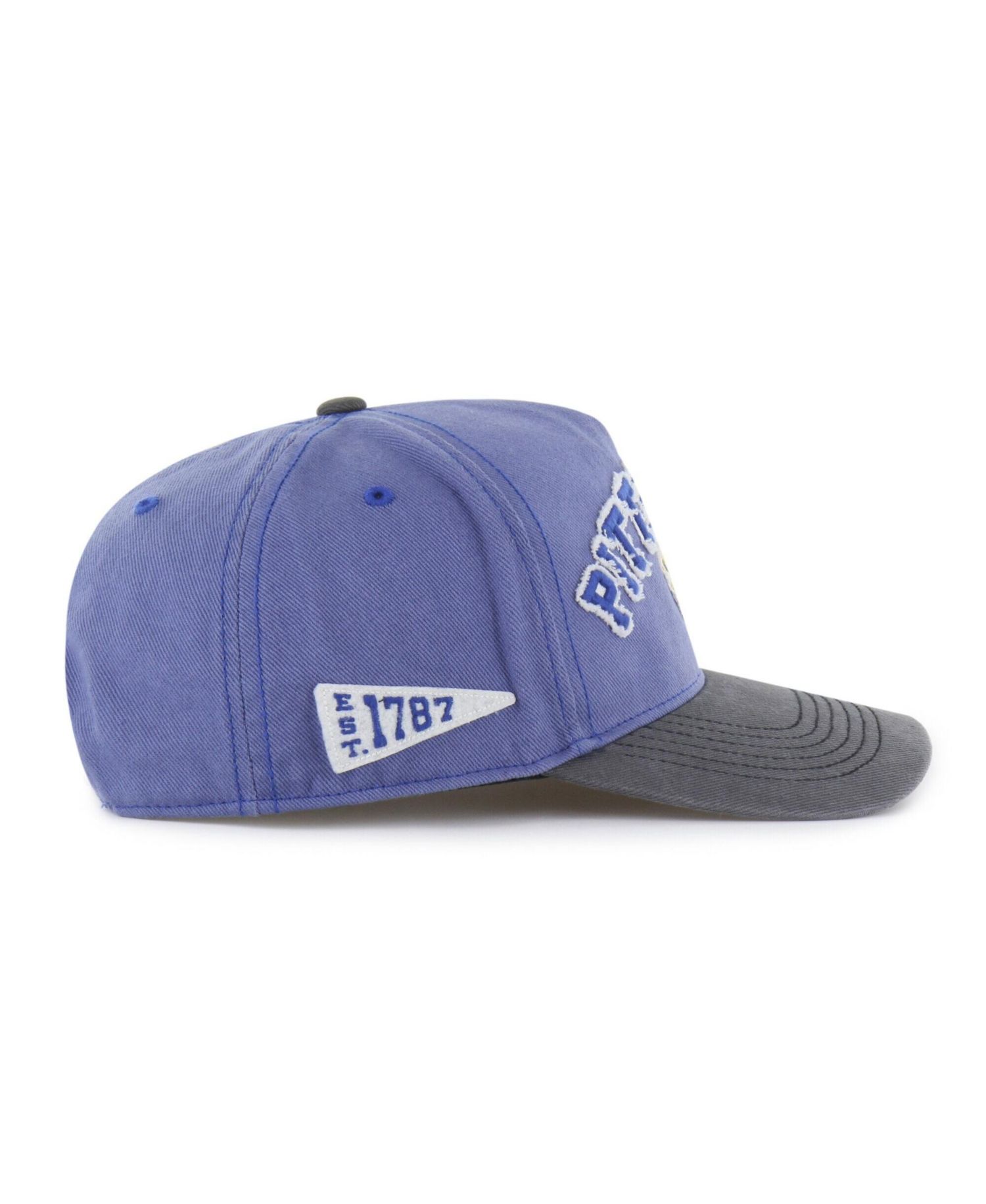 Men's and Women's '47 Royal/Black Pitt Panthers Well-Worn Calderwood Hitch Adjustable Hat