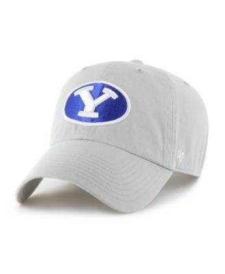 Men's '47  Gray BYU Cougars Clean Up Adjustable Hat
