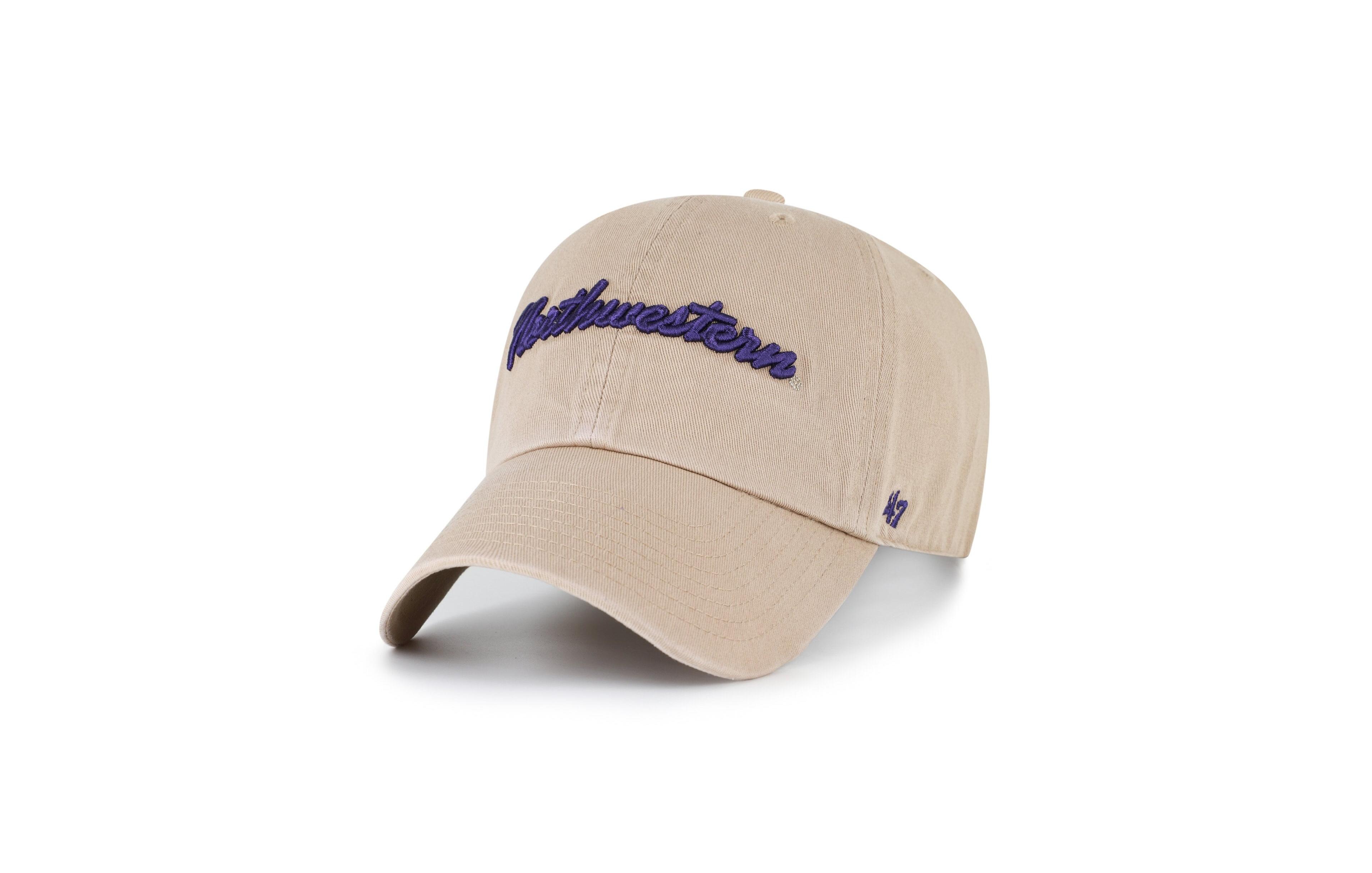 '47 Brand Men's Khaki Northwestern Wildcats Vault Clean Up Adjustable Hat