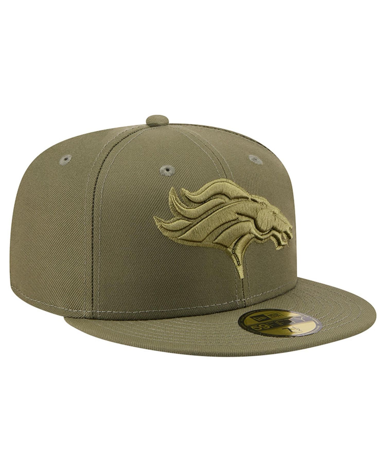 Men's Olive Denver Broncos Color Pack 59FIFTY Fitted Hat