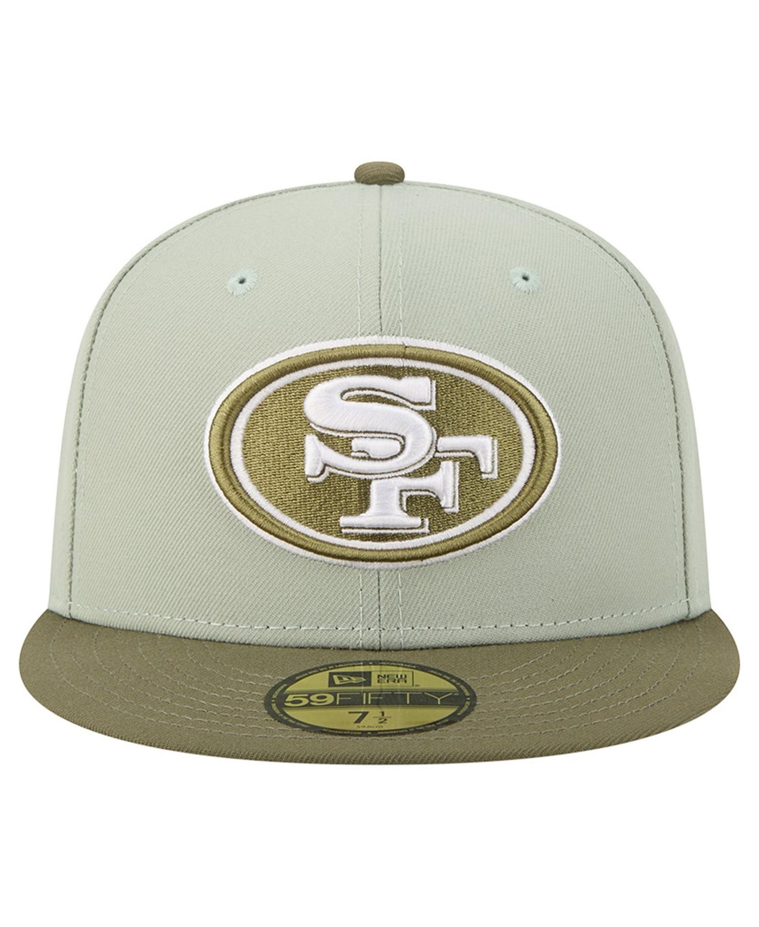Men's Light Green/Olive San Francisco 49ers Color Pack 59FIFTY Fitted Hat
