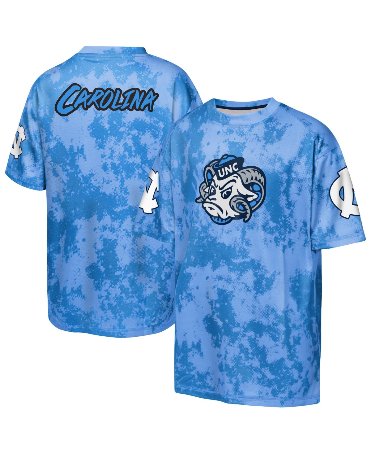Outerstuff Kids' Big Boys And Girls Carolina Blue North Carolina Tar Heels Off-side Sublimated T-shirt