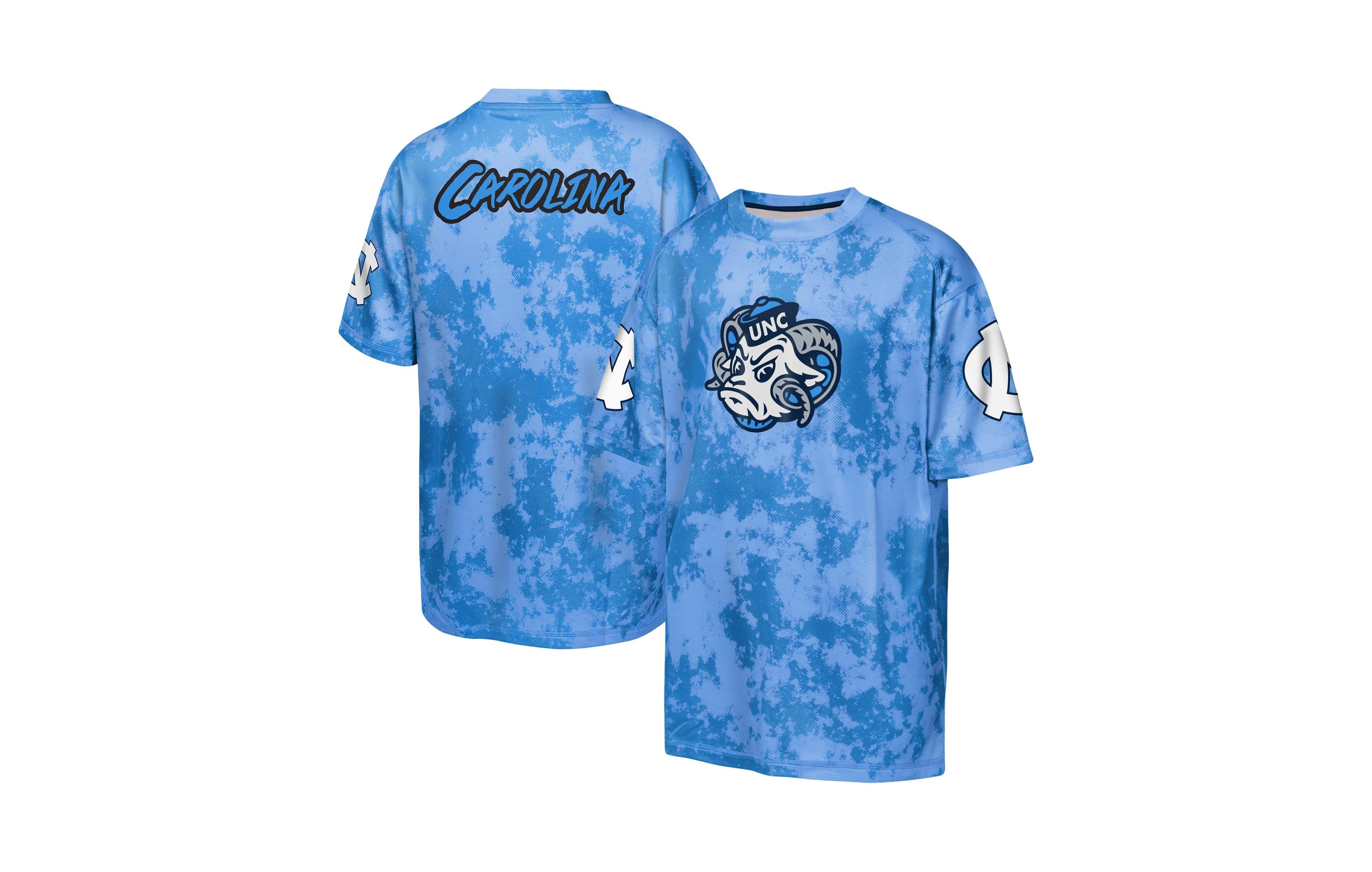 Outerstuff Big Boys and Girls Carolina Blue North Tar Heels Off-Side Sublimated T-Shirt