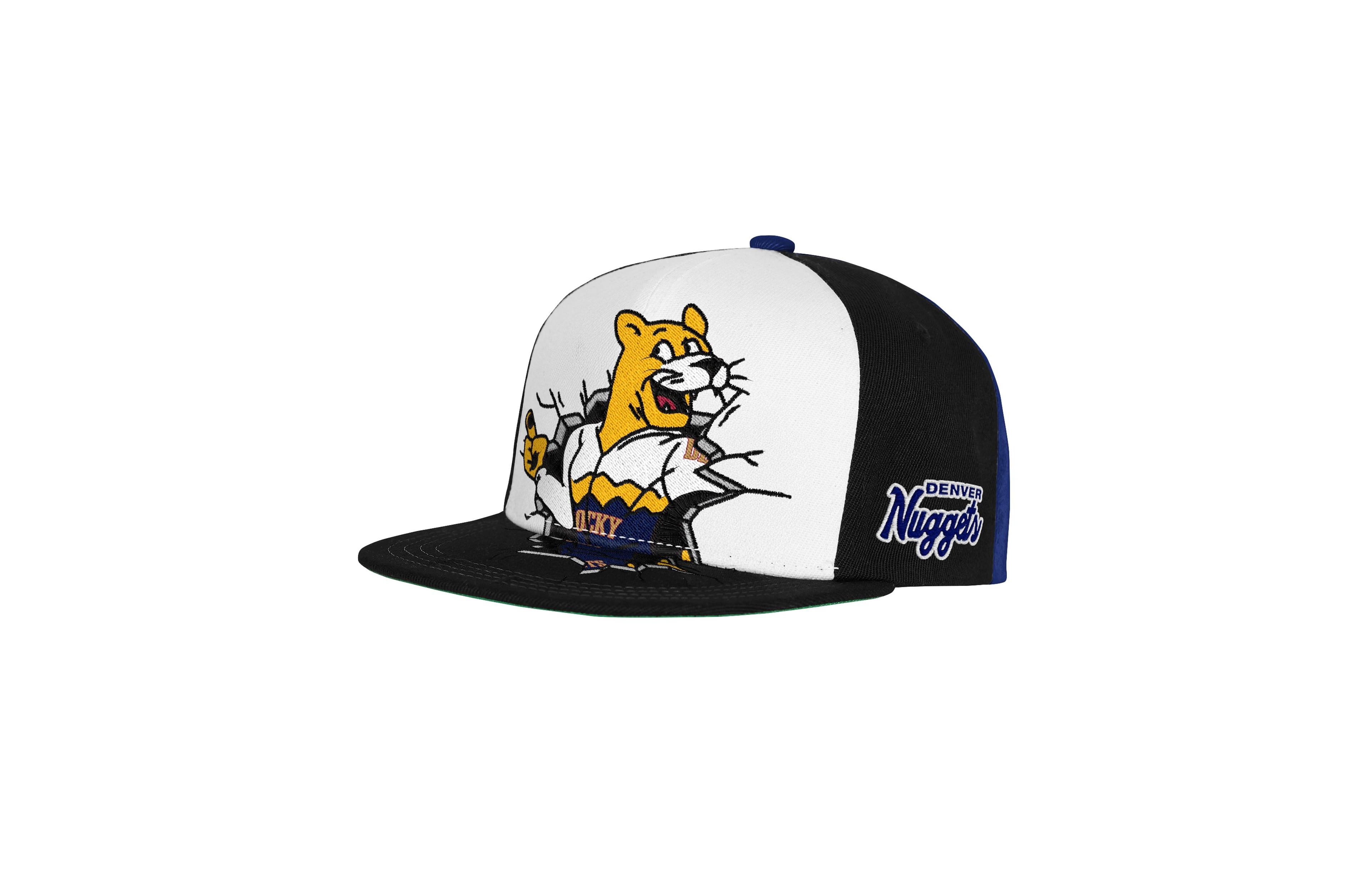 Mitchell & Ness Big Boys and Girls Mitchell Ness Black Denver Nuggets Mascot Snapback Hat