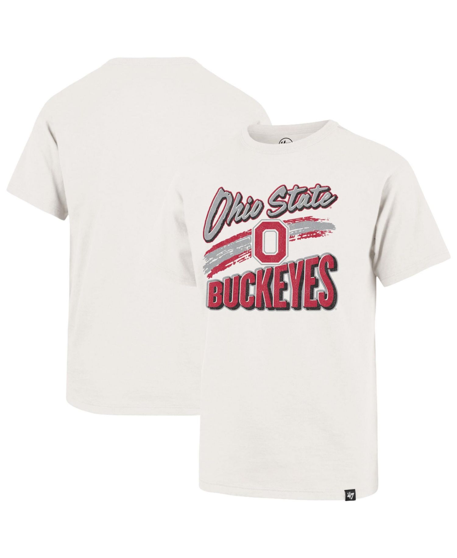Big Boys and Girls '47 Cream Ohio State Buckeyes Dime Time Franklin T-Shirt