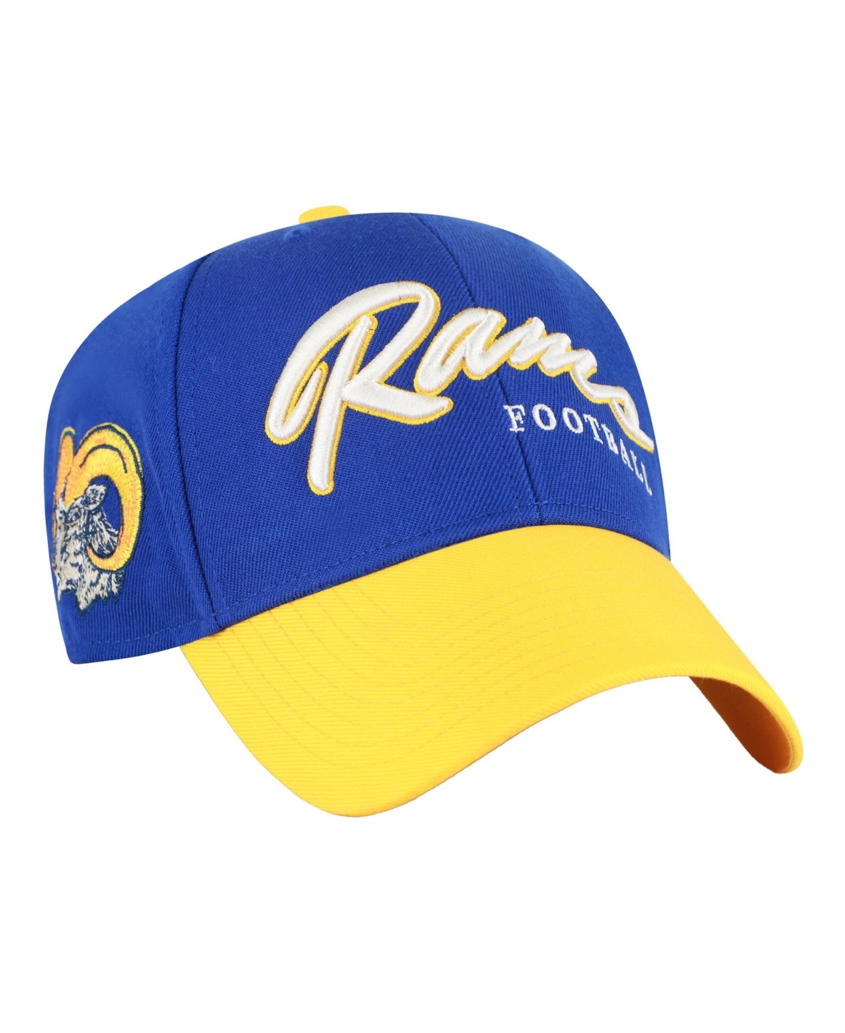 '47 Brand Men's Royal Los Angeles Rams Throwback Mvp Adjustable Hat