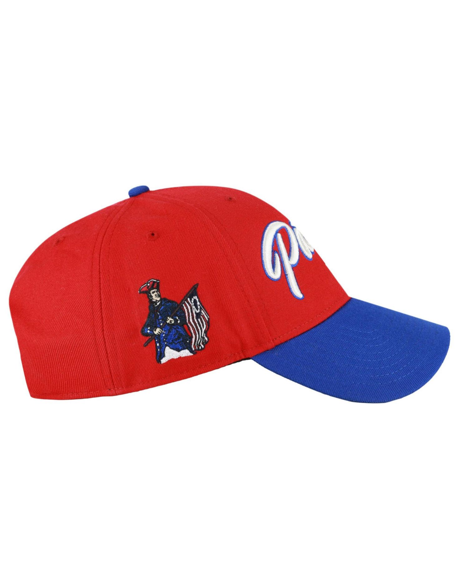 Men's '47 Red New England Patriots Throwback MVP Adjustable Hat