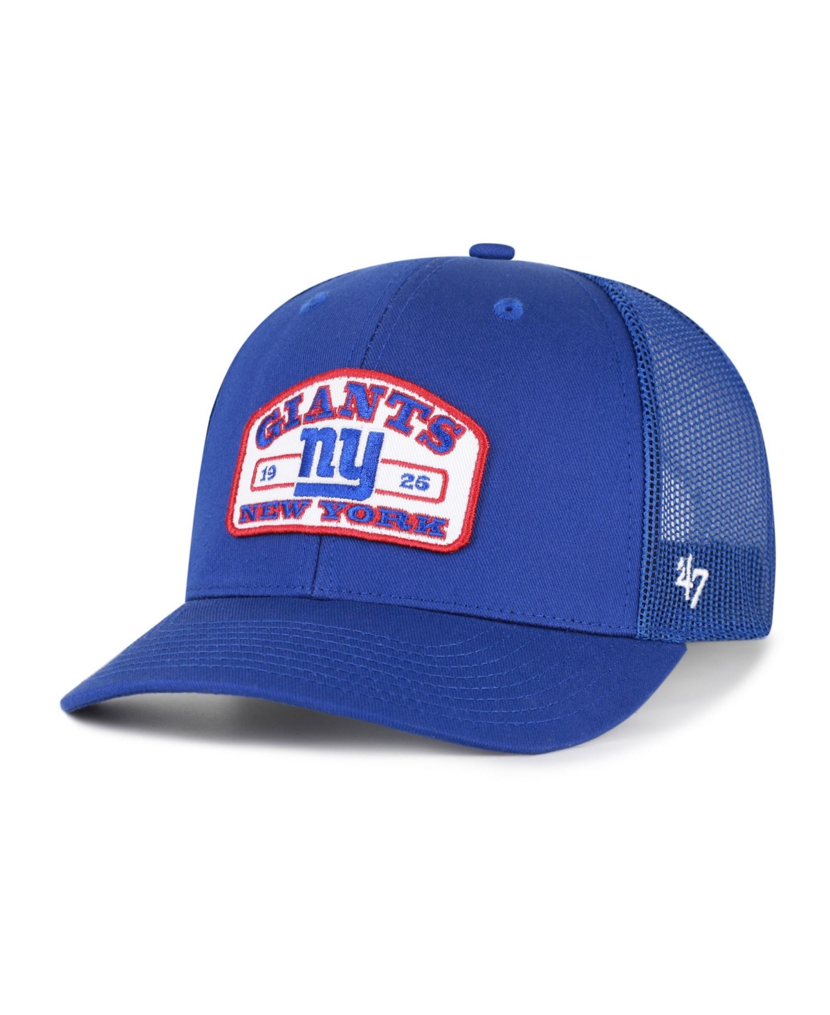 '47 Brand Men's Royal New York Giants Roadway Adjustable Trucker Hat