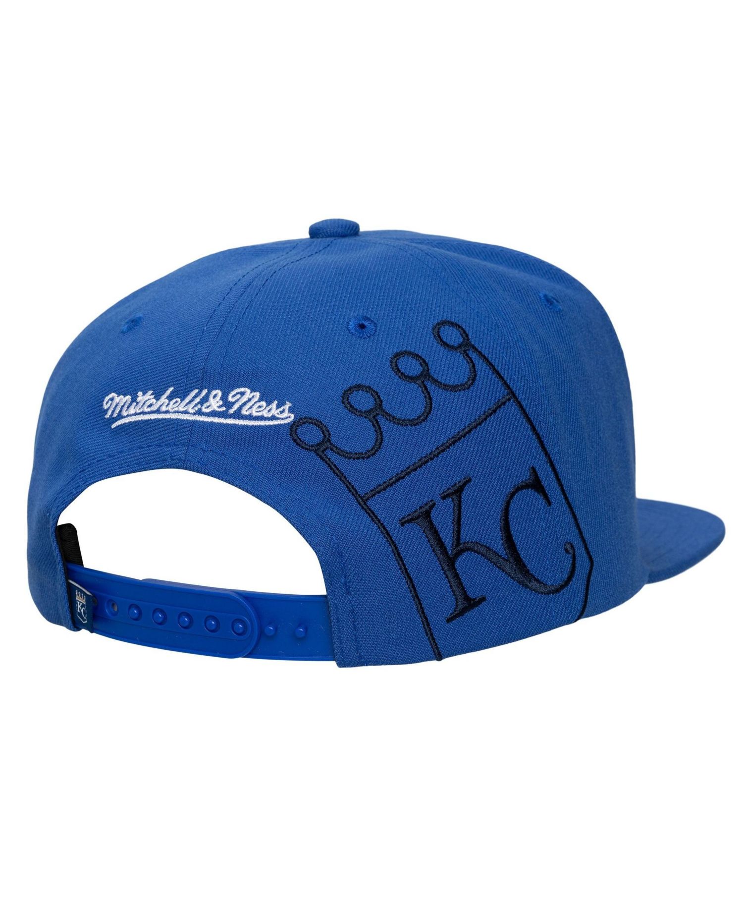 Men's and Women's Royal Kansas City Royals Side Logo Snapback Hat