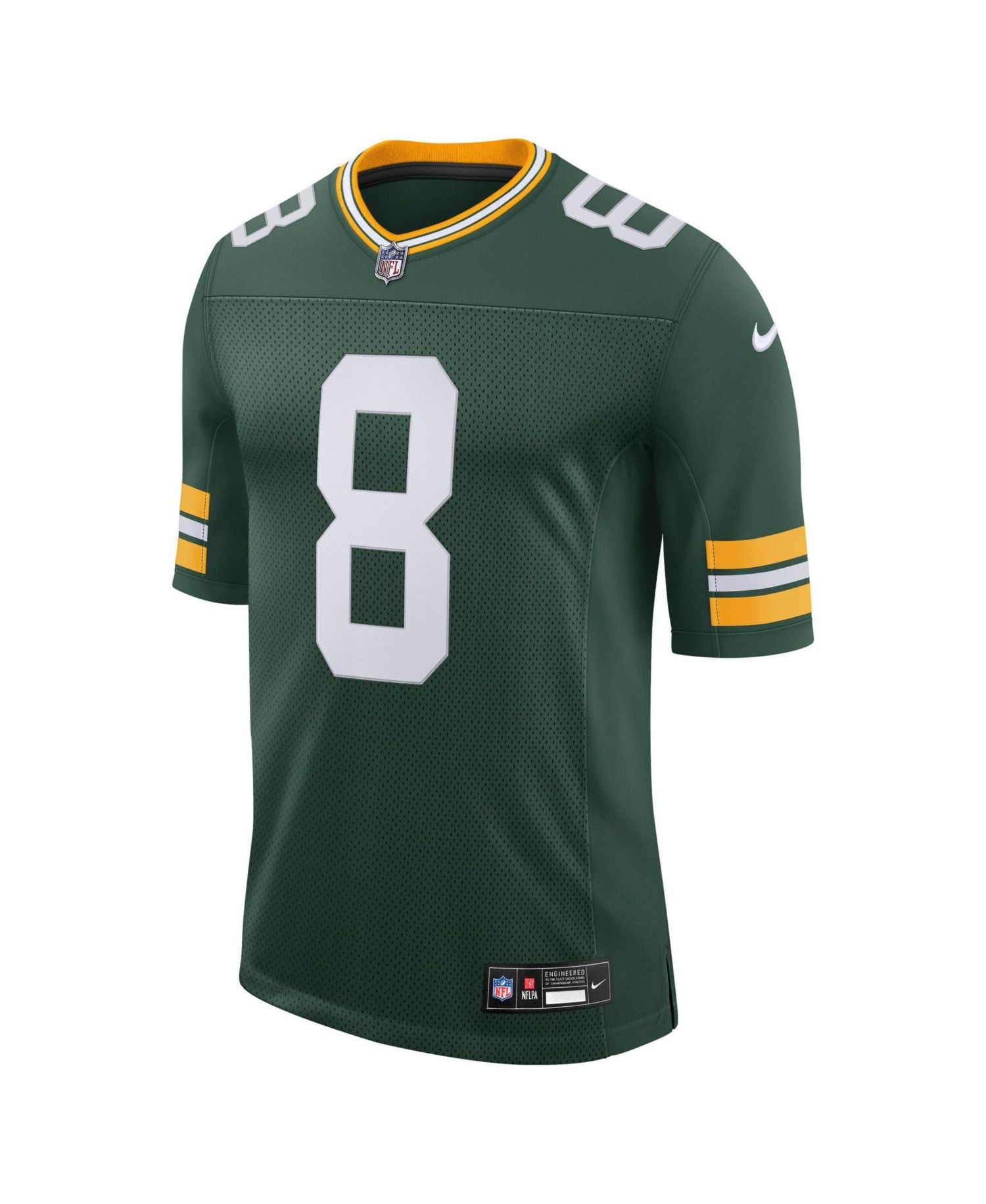 Men's Josh Jacobs Green Green Bay Packers Vapor Untouchable Stitched Limited Jersey