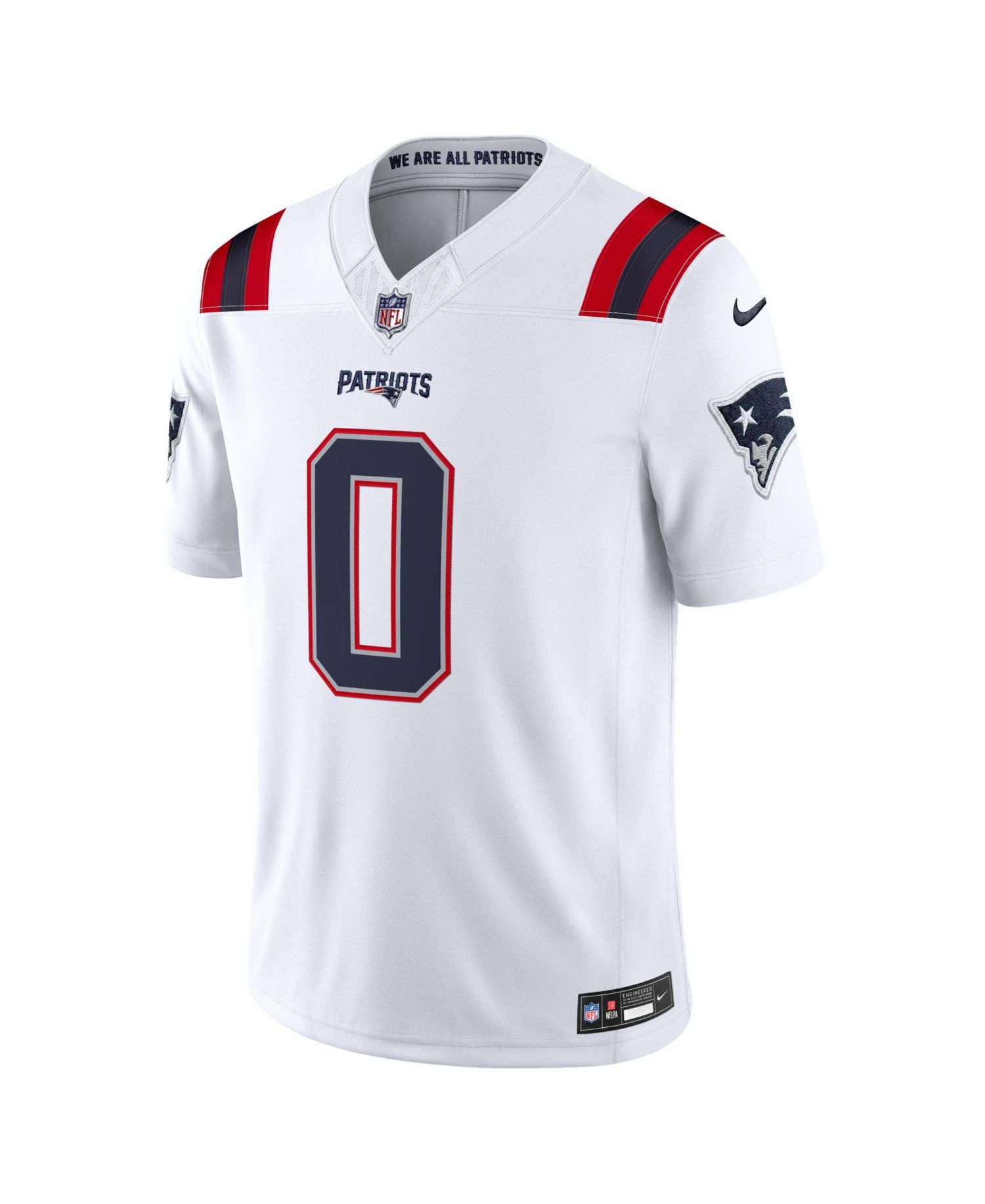 Men's Christian Gonzalez White New England Patriots Vapor F.U.S.E. Stitched Limited Jersey