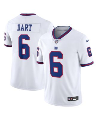 Men's Jaxson Dart White New York Giants Vintage White Vapor Untouchable Stitched Limited Jersey