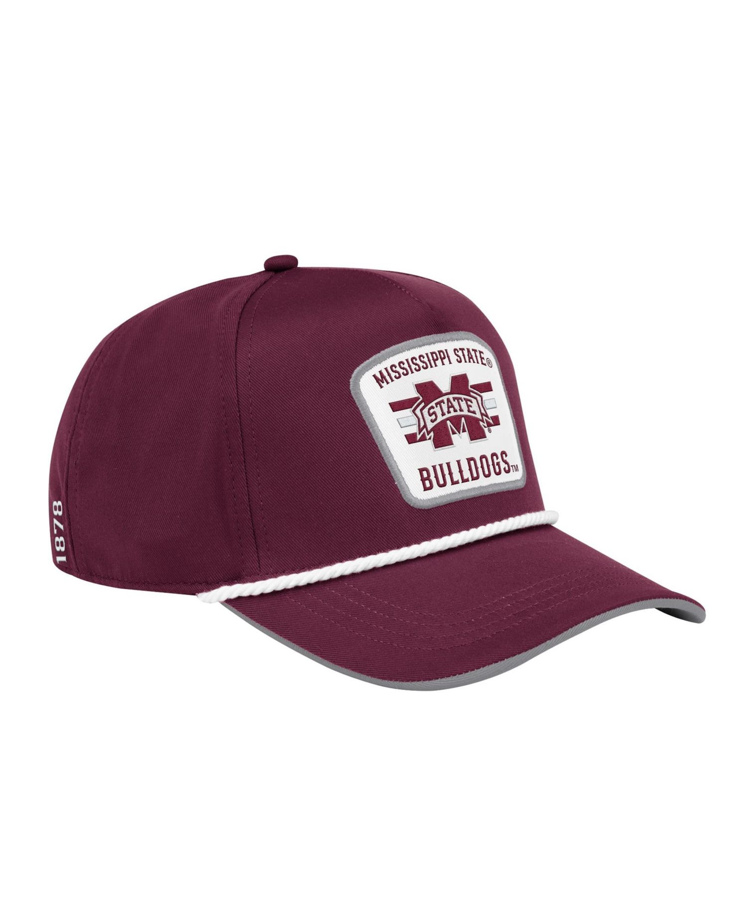 Men's Maroon Mississippi State Bulldogs Hits the Road Podium Adjustable Hat