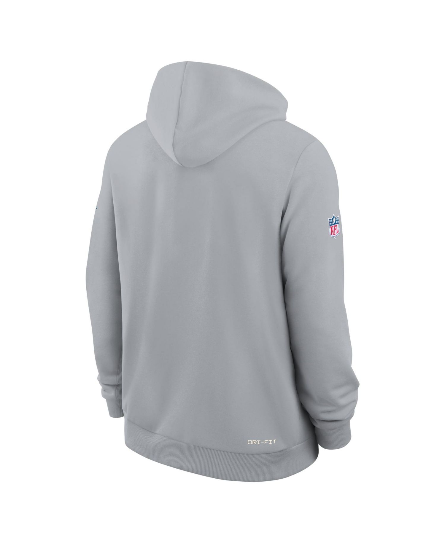 Men's Gray Detroit Lions Sideline Standard Issue Top Prospect Dri-FIT Hoodie