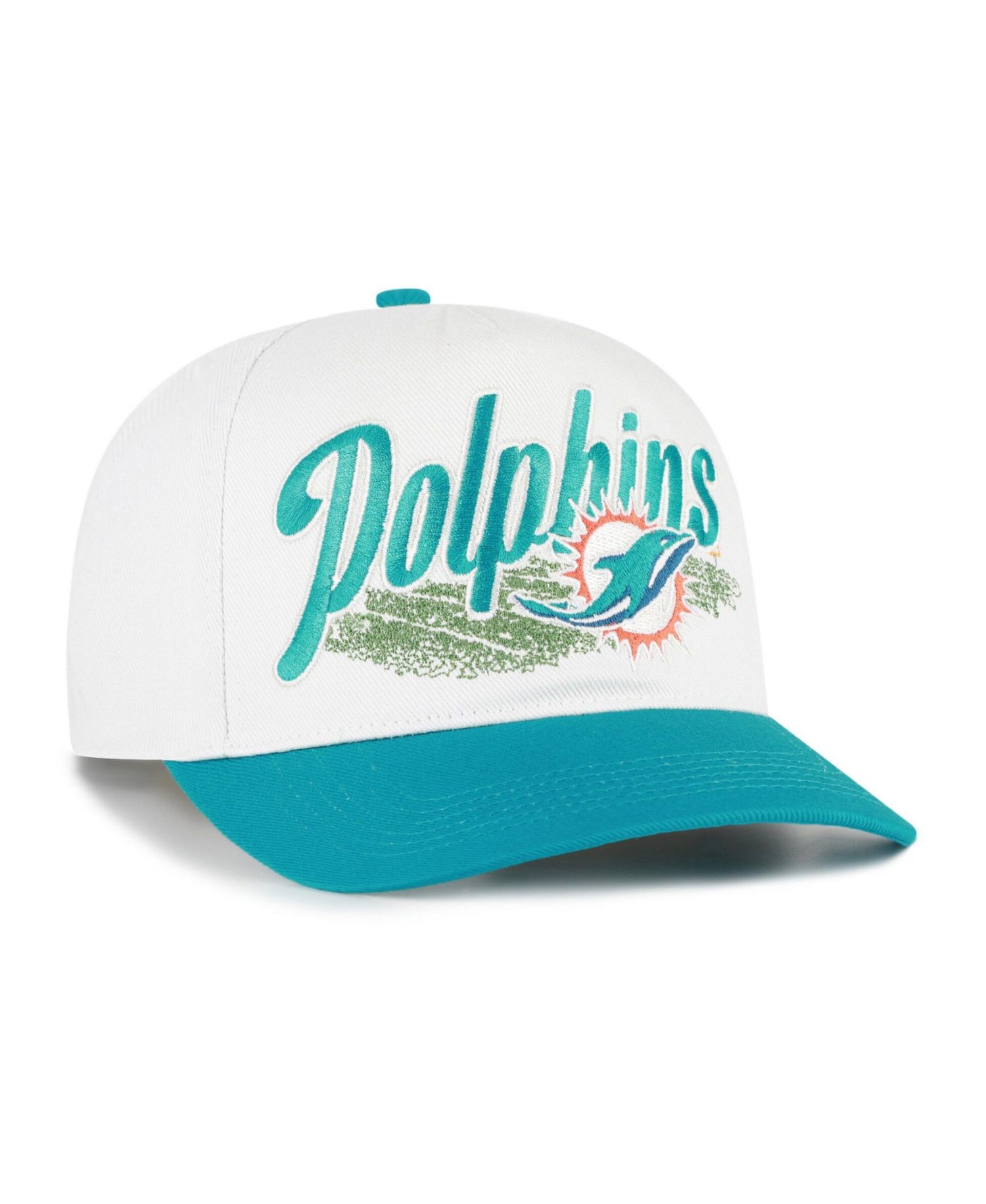Men's '47 Cream Miami Dolphins Enfield Hitch Adjustable Hat