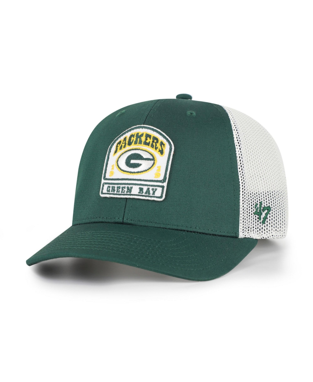 '47 Brand Men's Green Bay Packers Headstone Trucker Adjustable Hat