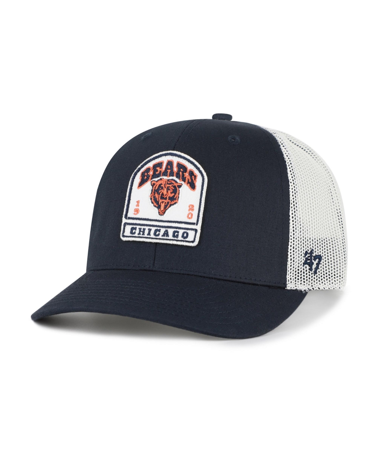 '47 Brand Men's Navy Chicago Bears Headstone Trucker Adjustable Hat