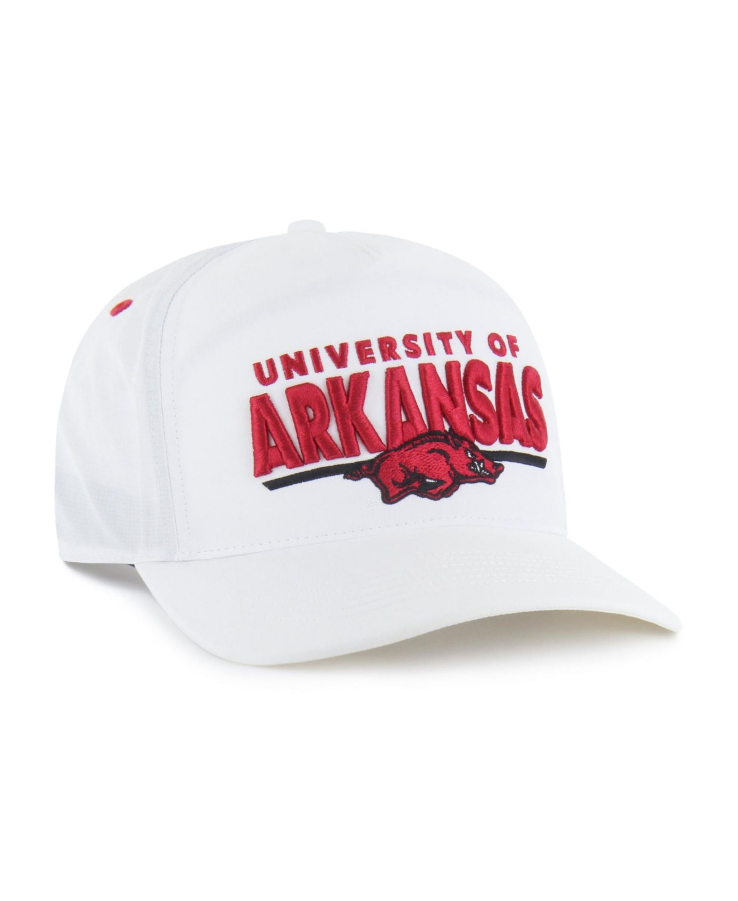 Men's and Women's '47 White Arkansas Razorbacks brrr&deg; Expressway Hitch Adjustable Hat