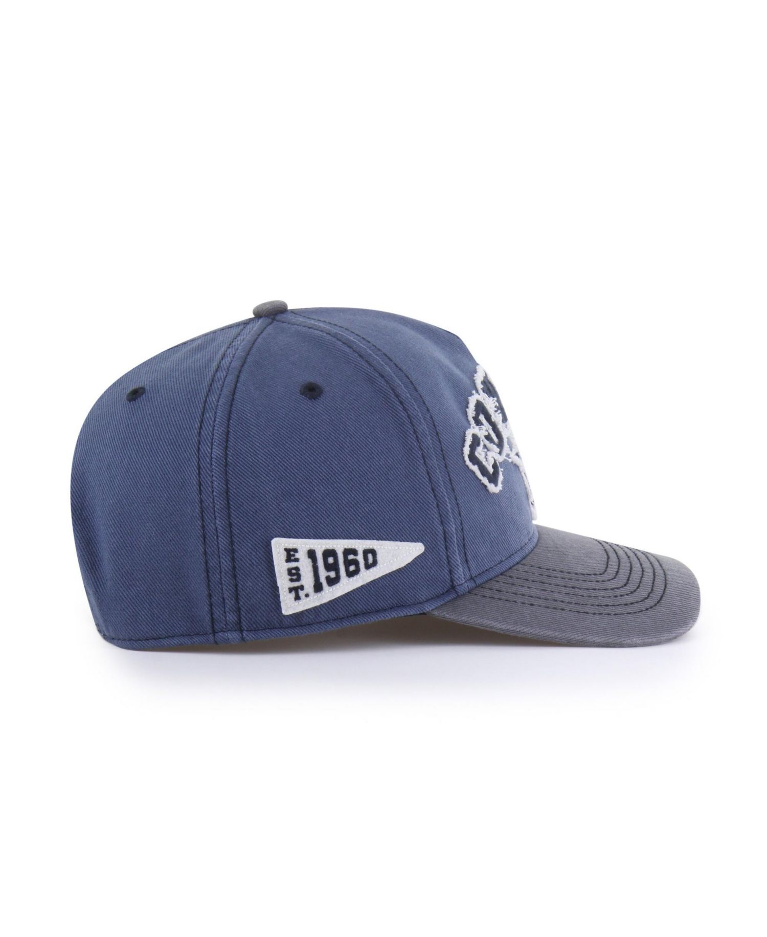 Men's '47 Navy/Charcoal Dallas Cowboys Well-Worn Calderwood Hitch Adjustable Hat